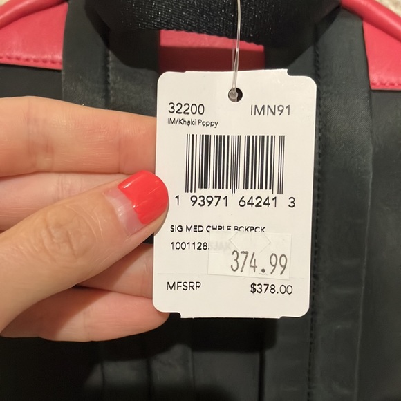 COACH Medium Charlie Backpack In Signature Canvas 32200 - Picture 8 of 10